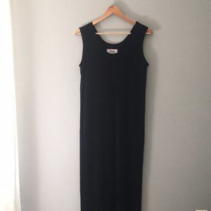 FLAX Black Sleeveless Maxi Dress